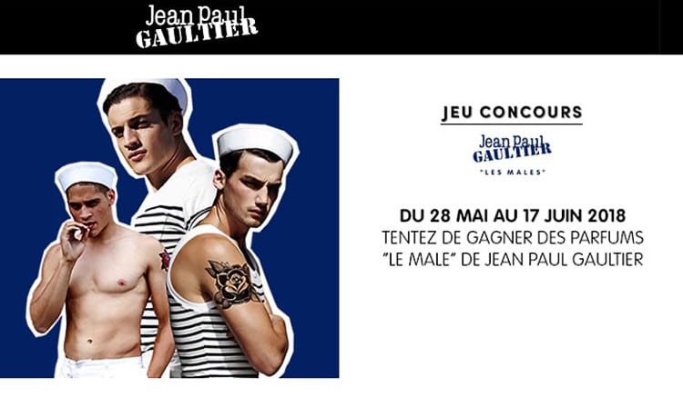 concours parfums jean paul gaultier le male