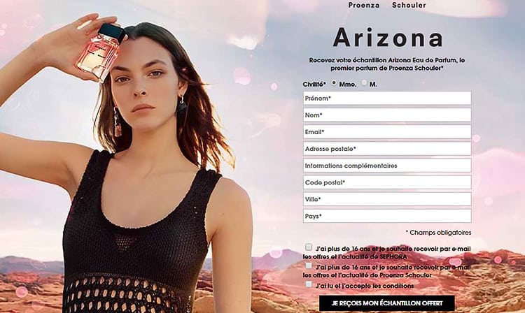 thegame.sephora.it - échantillon parfum arizona Proenza Shouler gratuit