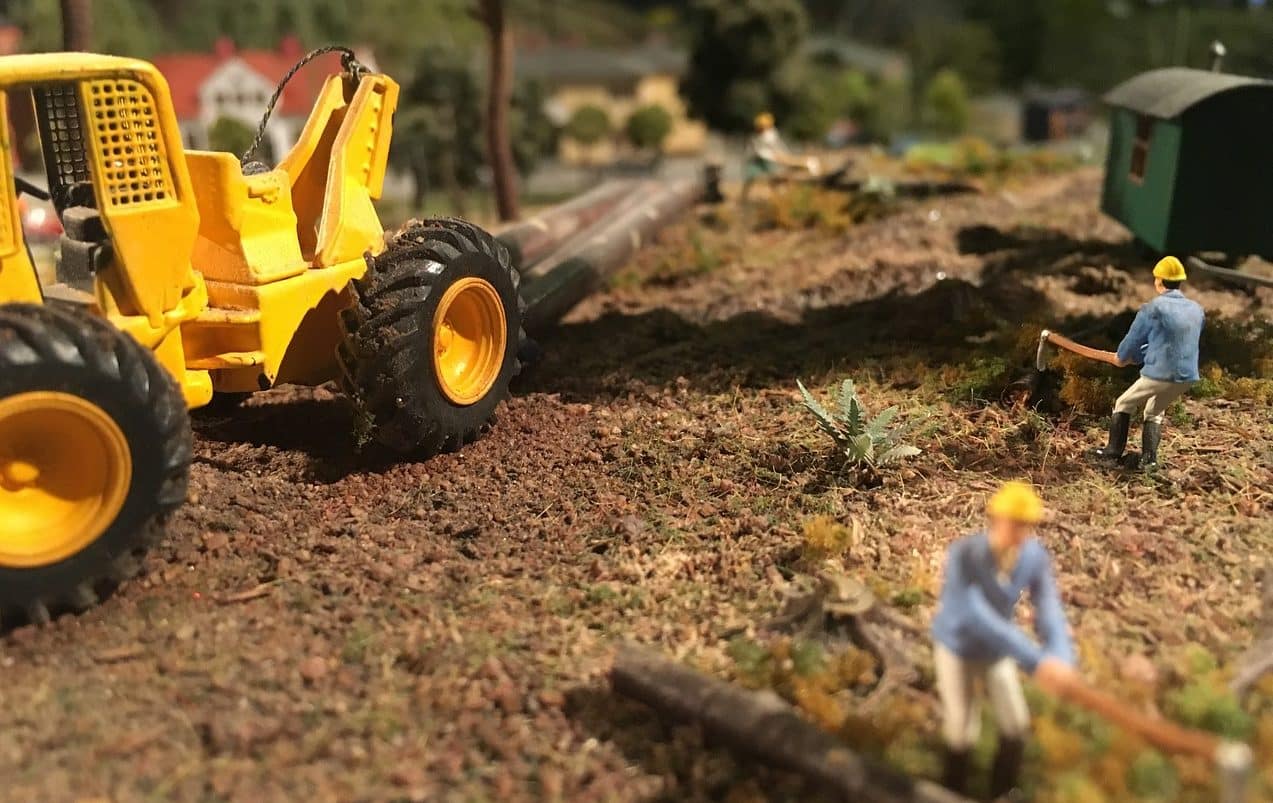 miniature d'un tracteur