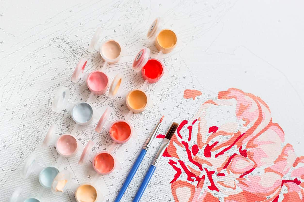 kit loisirs créatifs peinture par numéro