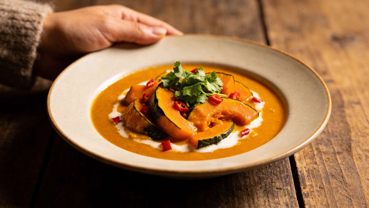 Curry de kabocha et lait de coco Curry de kabocha et lait de coco